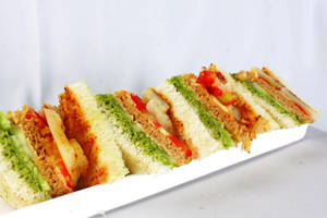 Vegetable Club Sandwich