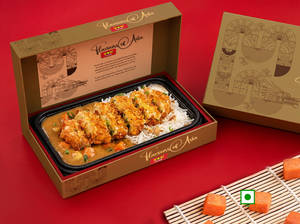 Veg Katsu Curry With Garlic Fried Rice