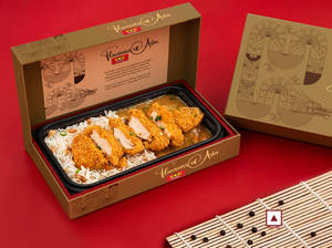 Chicken Katsu Curry  With Garlic Fried Rice