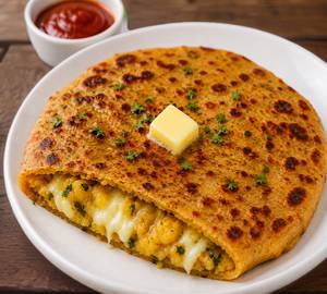 Cheese Batata Paratha (2 pieces )