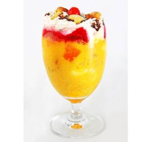 Fruit Salad With Jelly & Cream