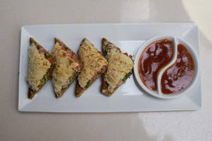 Open Spring Cheese Chilli Toast