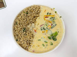 Herb Rice With Creamy Veggies