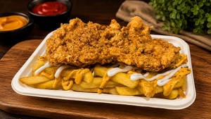 Portland Chicken Clucker Fries