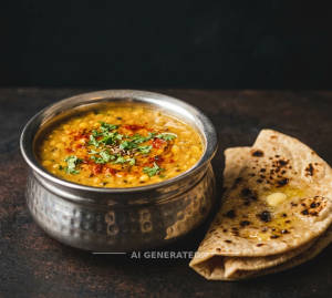 Dal Tadka + Tawa Butter Roti (2 pieces)