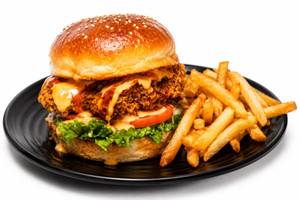 The peri peri crunch burger