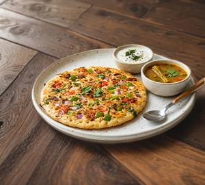 Onion Capsicum Uttapam