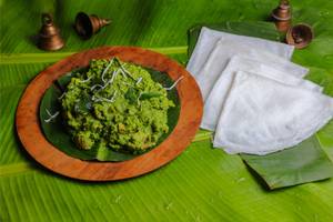 Mushroom Sukha With Neer Dosa