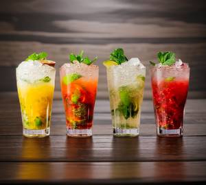 Assorted Mojitos [Virgin,Orange,Pineapple,Mango.Strawberry]