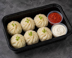 Veg Steamed Momo`s ( 6 Pieces )