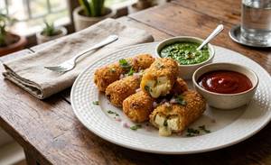 Paneer Cheese Bread Roll
