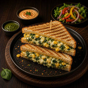 Spinach & Corn Sandwich