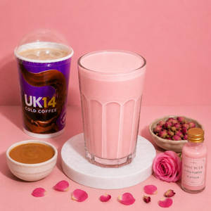 Rose Milk Cold Coffee