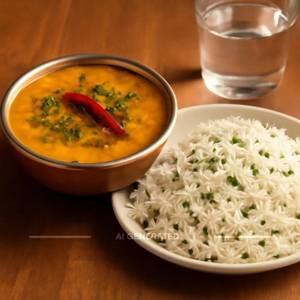Dal Fry with Jeera Rice