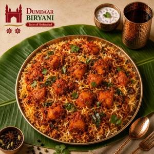 Aloo 65 Hyderabadi Biryani