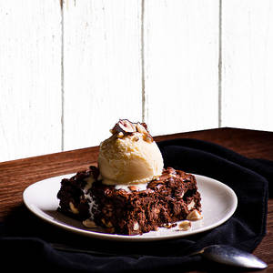 Brownie With Ice Cream
