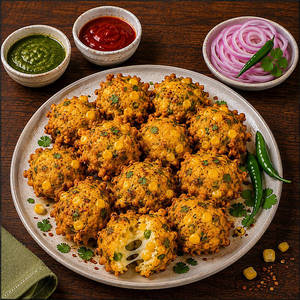 Cheese Corn Pakodi