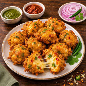 Cheese Chilli Pakodi