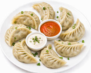 Paneer Steamed Momos(full)