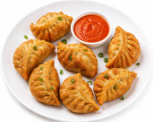 Veg Fried Momos (full)
