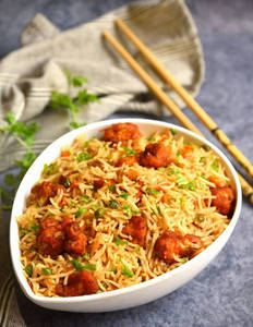 Hr Manchurian Fried Rice [500 Ml]