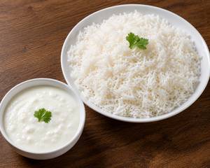 Plain Rice & Curd Combo