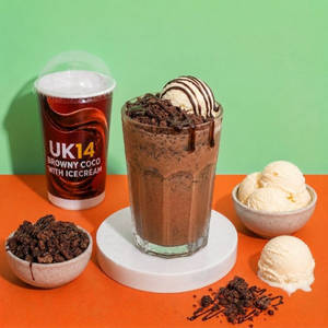 Browny Coco With Icecream