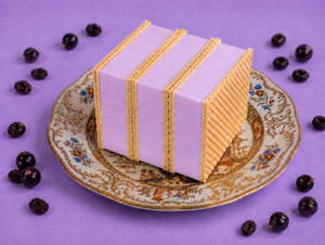 Black Current Sandwich Ice Cream