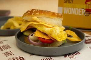 Omlette Lays Bun