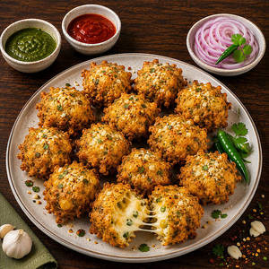 Cheese Garlic Pakodi