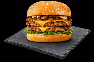 Smash Chicken Burger