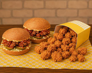 Crunchy Burger Combo