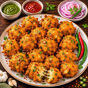 Chilli Garlic Pakodi