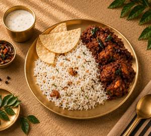 Ghee Rice & Chicken Chukka