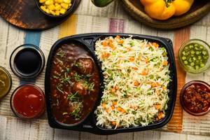 Hakka Fried Rice With Manchurian