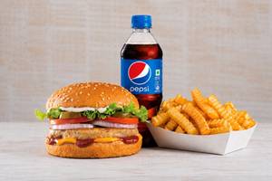 Grilled Chicken Burger Meal [Med]