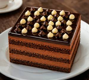 Crunchy chocolate pastry