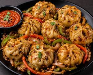 Achari Momos[6 Pieces]