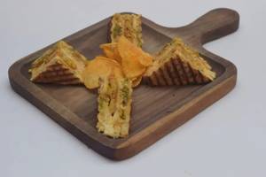 All In One Veg Club Sandwich