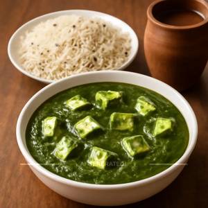 Palak Paneer + Jeera Rice