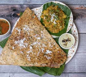 Coconut Rava Masala Dosa