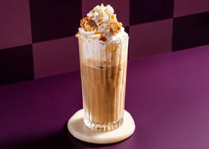 Salted Caramel Popcorn Latte