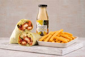 Fried Chicken Wrap Meal Large