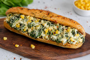 Creamy Spinach Corn Cheese Sandwich