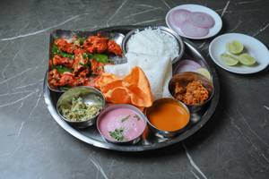 Surmai Tikka Thali B|L