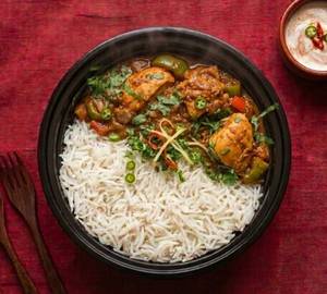 Kadhai Chicken Boneless Rice Bowl