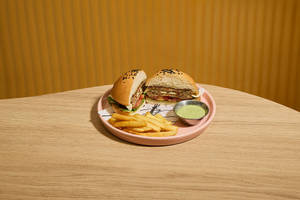 Desi Grilled Chicken Burger
