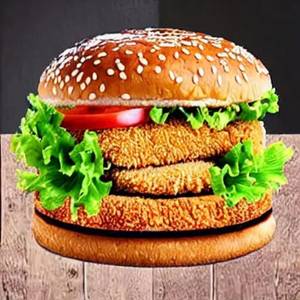 Chicken Nuggets Burger