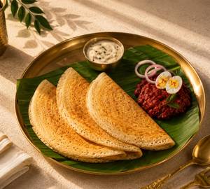 Egg Roast Kizhi Dosa