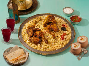 Al Faham Chicken Mandi Combo Meal (Serves 4)